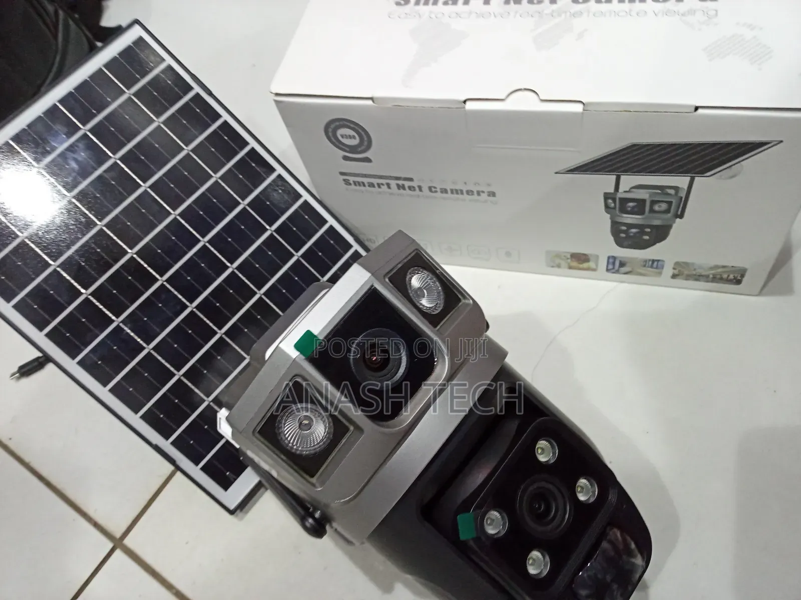 V380 4g Solar Dual Lens Camera With Human Motion Tracking,
