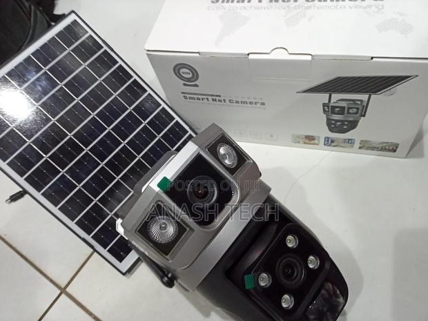 V380 4g Solar Dual Lens Camera With Human Motion Tracking,