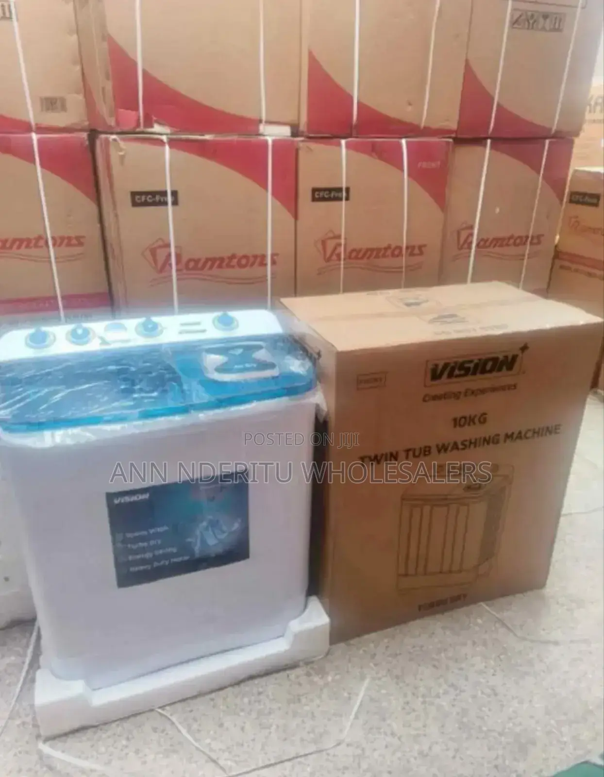 New Model Vision Washing Machine Twin Tub 10 KGS