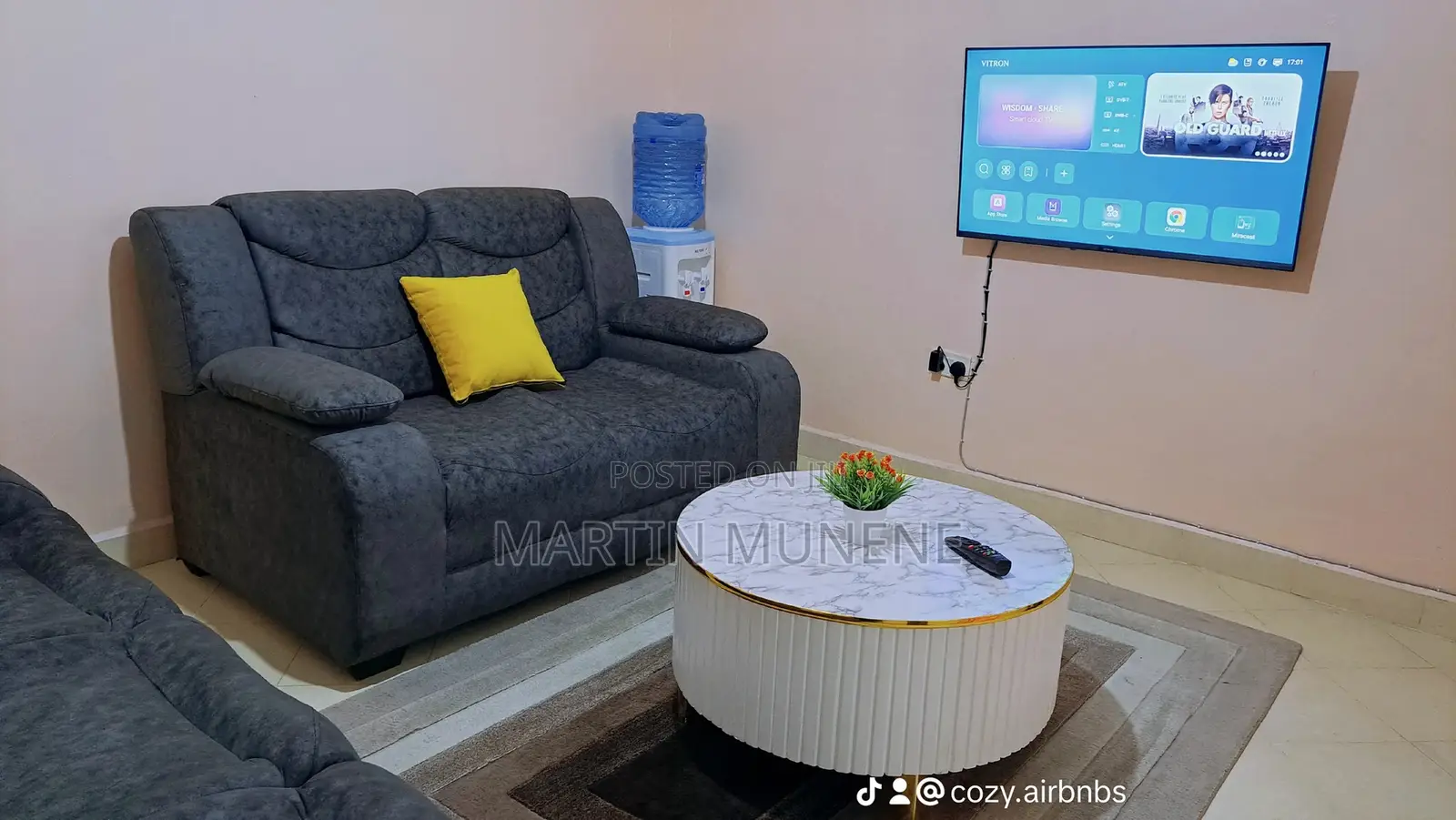 One Bedroom Airbnb Nakuru Behind 7d and Space