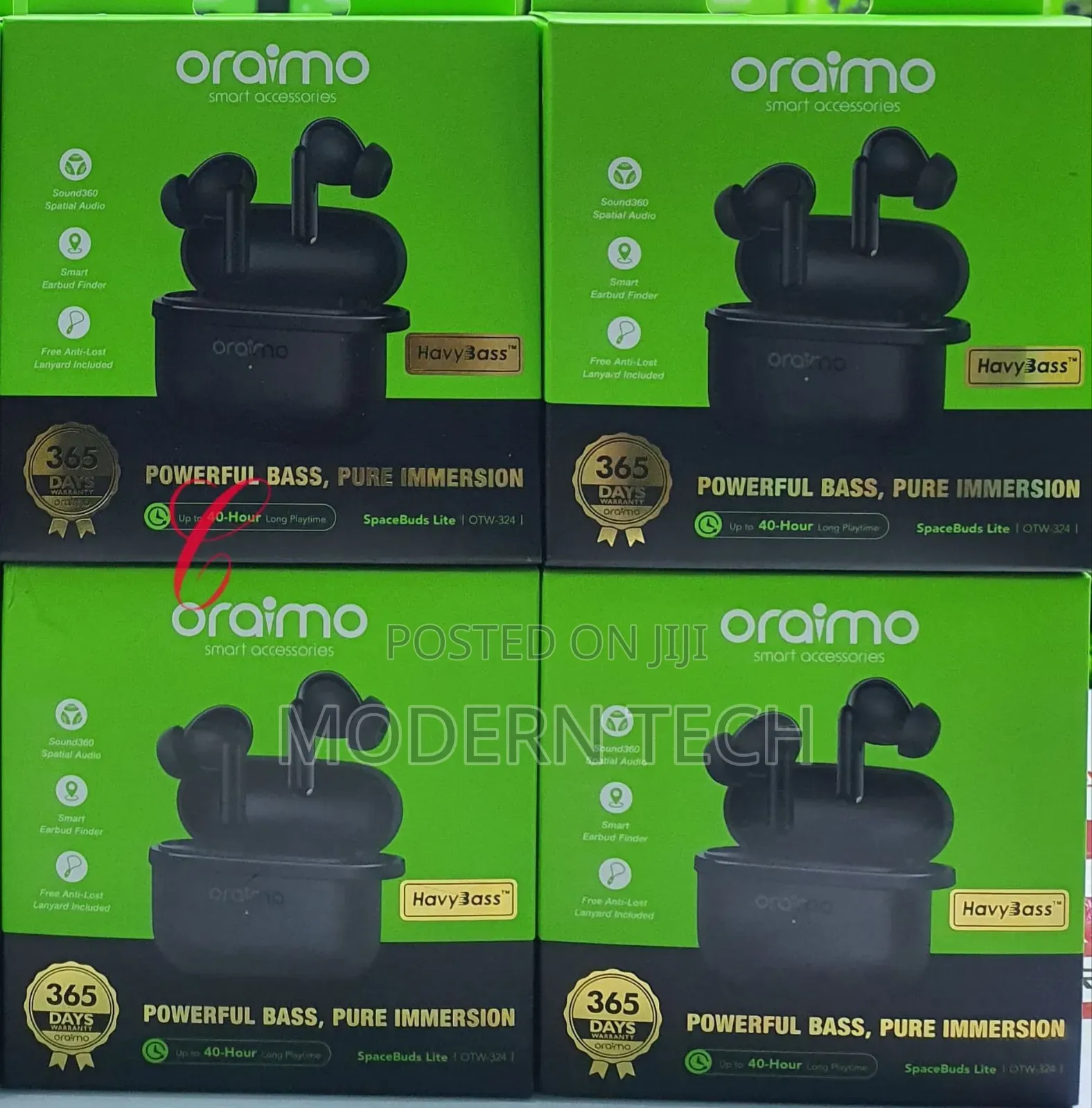 Oraimo Spacebuds Lite Sound360 Earbuds Otw -324