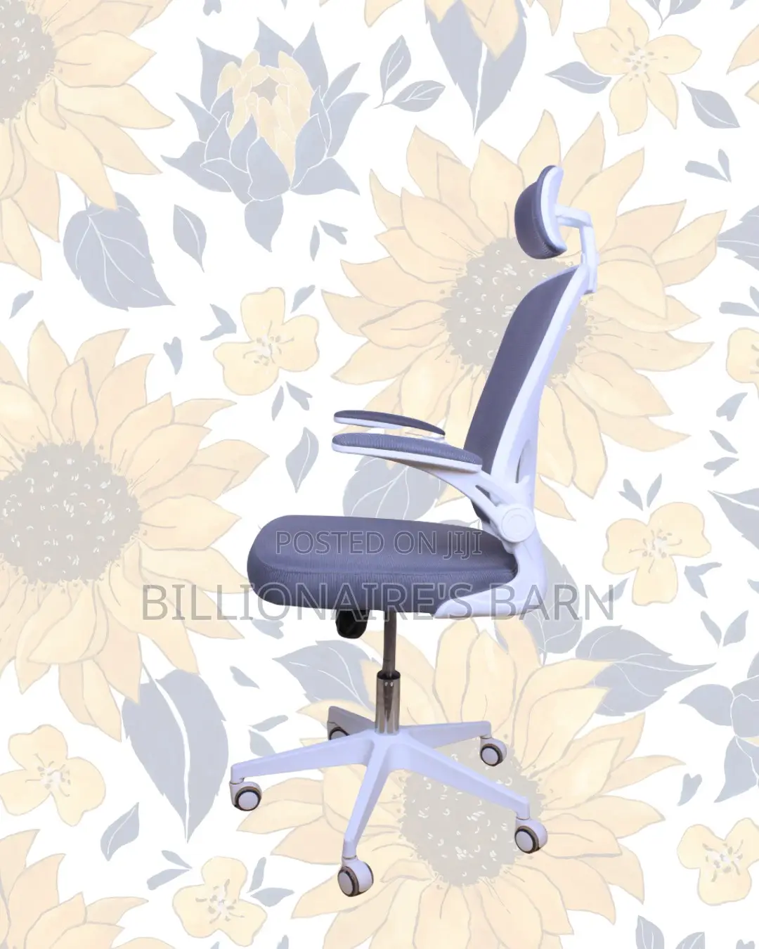 Modern White Breathable Ergonomic Breathable Office