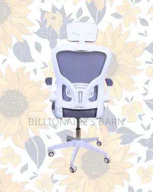 Modern White Breathable Ergonomic Breathable Office