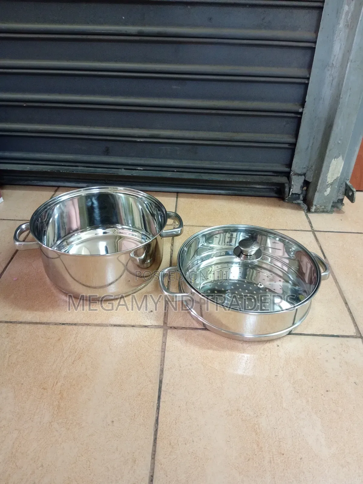 Vegetables Steamer/3pc Steamer Set/Stainless 2 Tire Pot