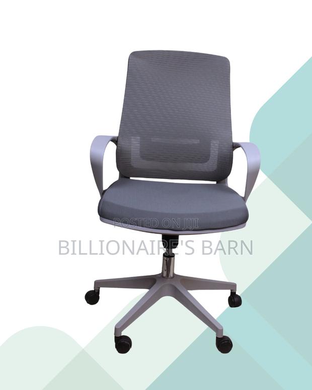 Premium High-Density Ergonomic Grey | Seat | Perfect for Home Office - thumbnail 2