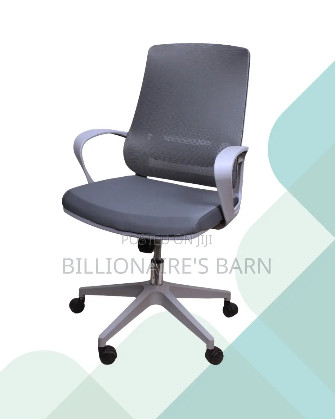 Premium High-Density Ergonomic Grey | Seat | Perfect for Home Office
