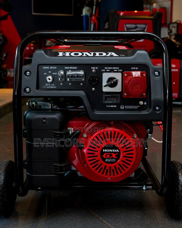 Honda 6.5kw/8kva Petrol Generator With Single And Three Phase Option. - thumbnail 2