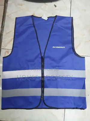 Branded Safety Vest With Front Zipper