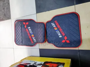 2pc Mitubishi Branded Mat With 1pc Rear Continuous Mat