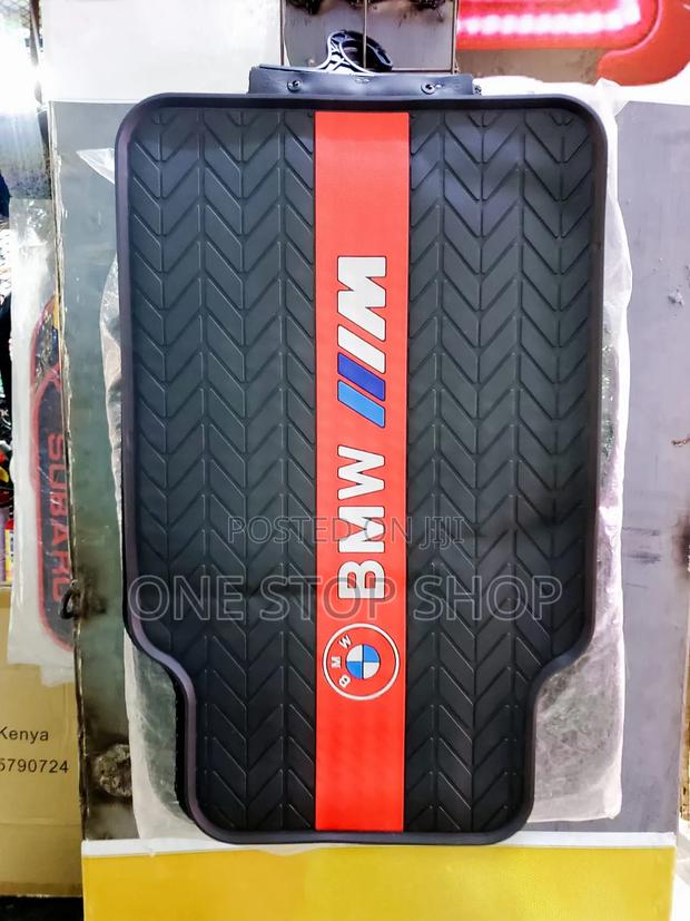 2pcfront BMW Branded Mat With Rear 1pc Conjoined Mat - main view