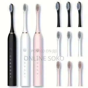 Usb Rechargeable Ultrasonic Waterproof Electric Toothbrush-Ip7-X3