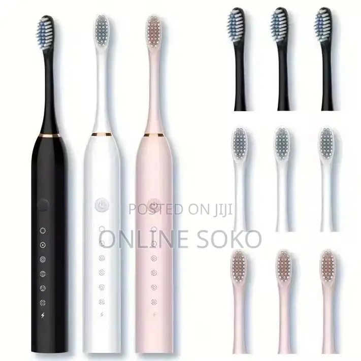 Usb Rechargeable Ultrasonic Waterproof Electric Toothbrush-Ip7-X3