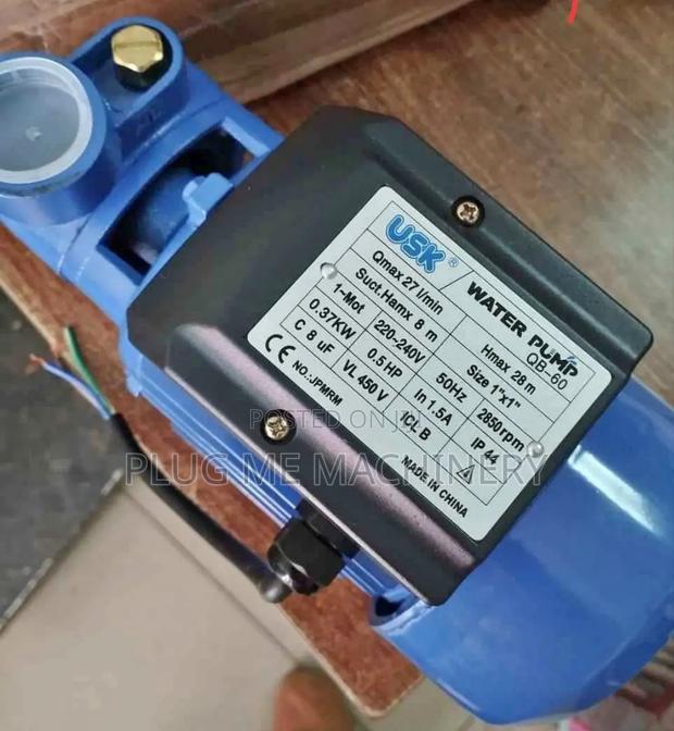 Usk Water Booster Pump 0.5hp / Electric Water Pump