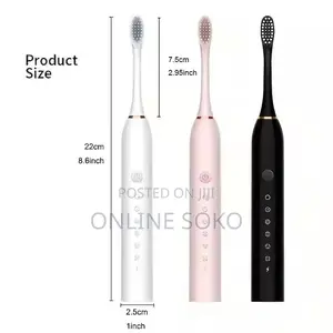 Usb Rechargeable Ultrasonic Waterproof Electric Toothbrush-Ip7-X3