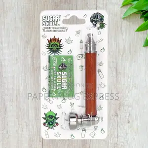 Brown Sugar Skull Hand Metallic Pipe – Classic Earthy Look
