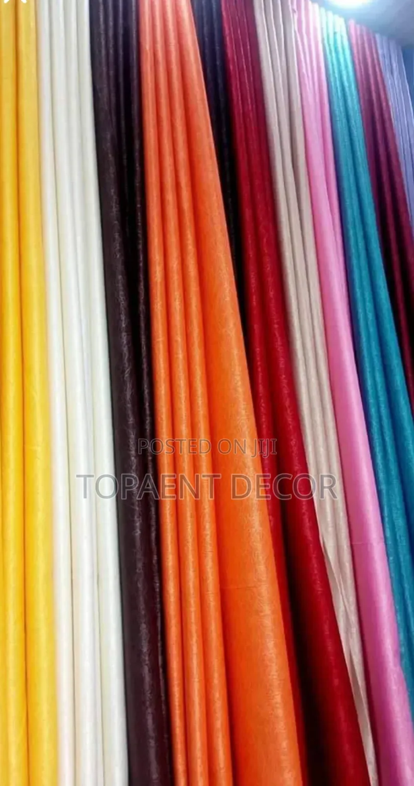 Colourful Soft Folds Window  Office Blinds