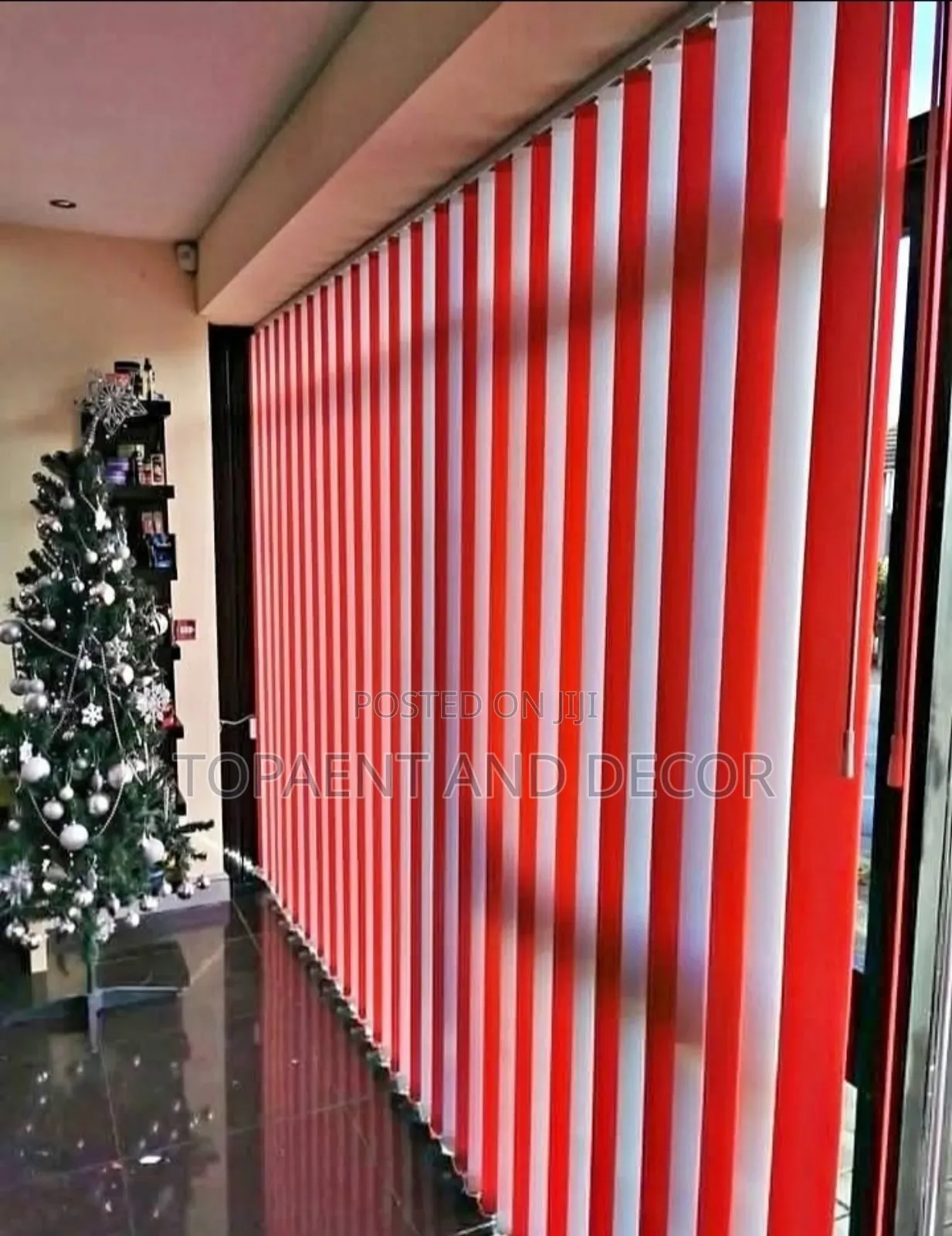 Unique Patterned Dual Shade Vertical Office Blinds