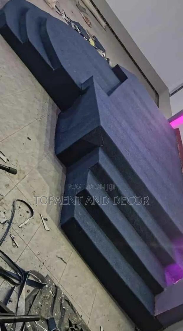 Navy Blue 4mm Thick Wall to Wall Carpet for Pulpit - main view