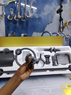 Grey Bathroom Accessories Set (7 Pieces )