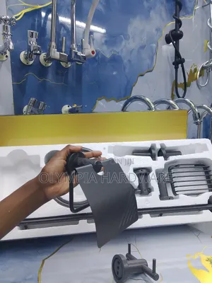 Grey Bathroom Accessories Set (7 Pieces )