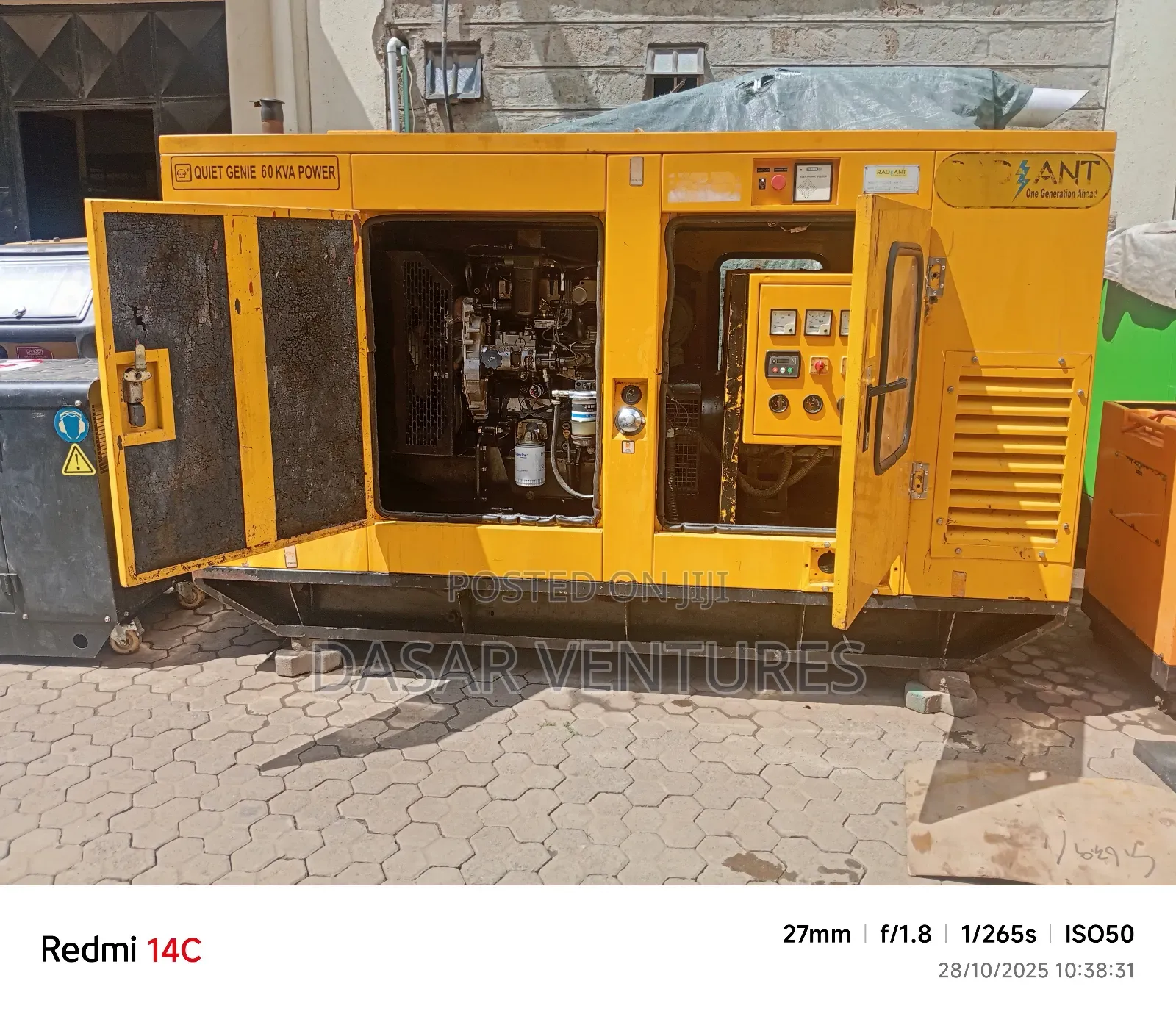 Generator Ex Uk Perkins 60kva
