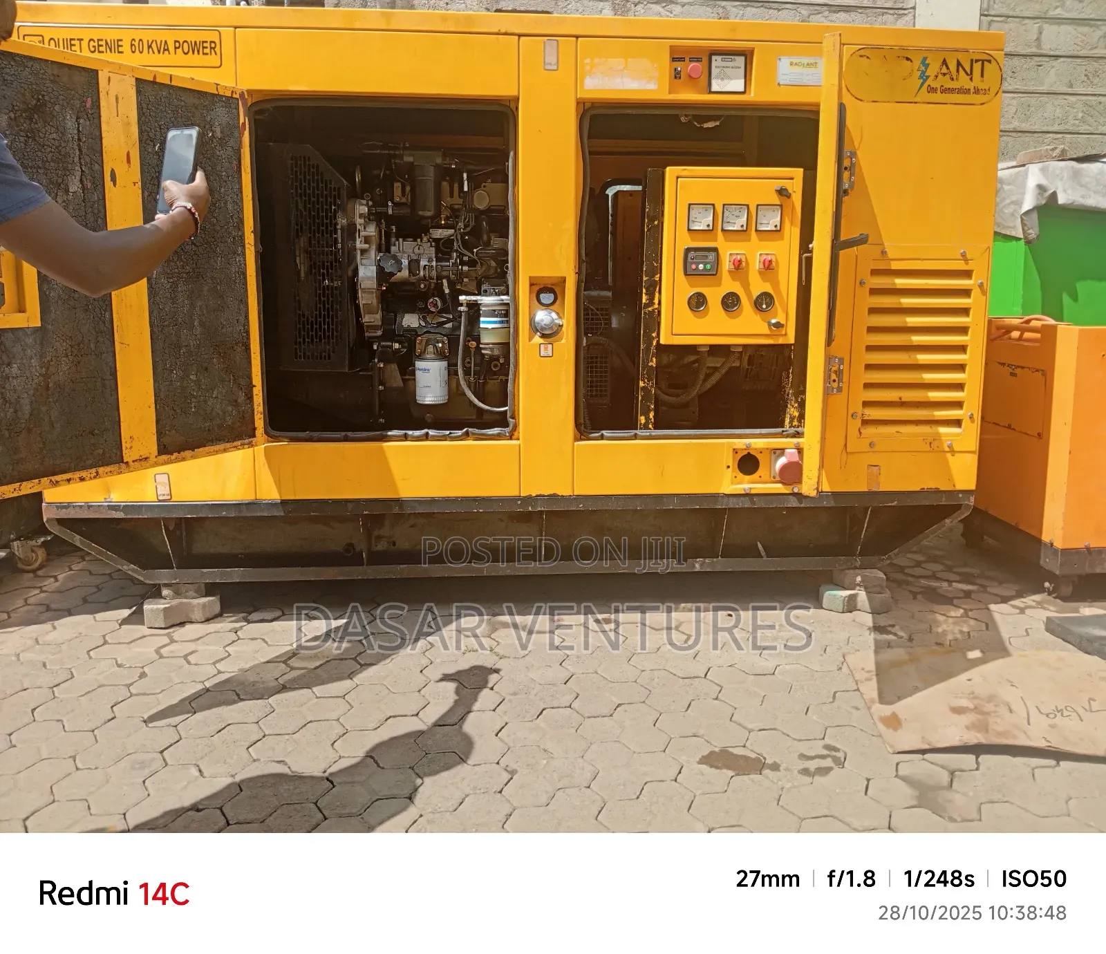 Generator Ex Uk Perkins 60kva