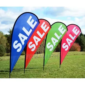 Teard Drop Shaped Banner