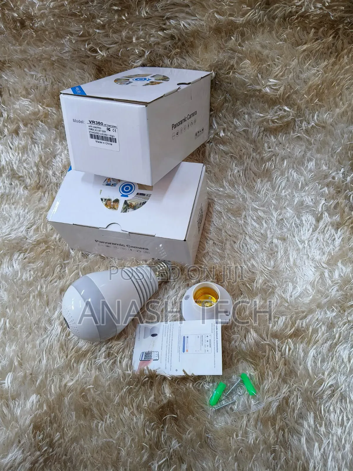One Eye Stationery Wifi Bulb Camera V30 App Control