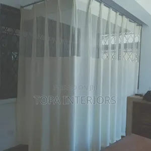 White Privacy Hospital Curtains for Ward Partitioning