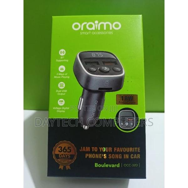 Oraimo Boulevard 18w Fast Charging Music Playing Dual Usb Modulator. - main view