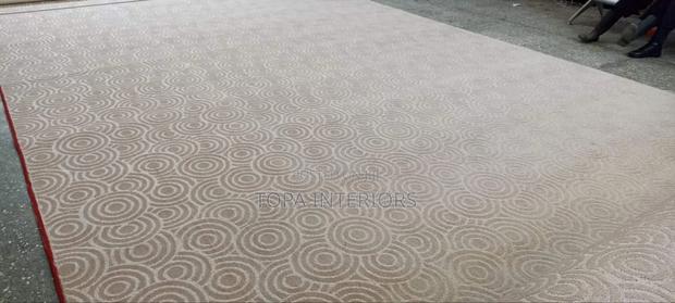 Beige Elegant Design Office Floor Carpets Wall to Wall Carpets