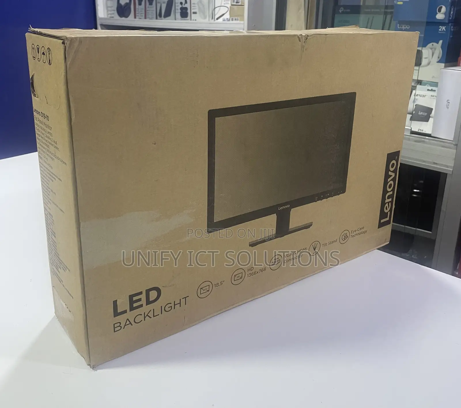Lenovo D19-10 Monitor (61e0kct6uk)- 18.5" Inch Display