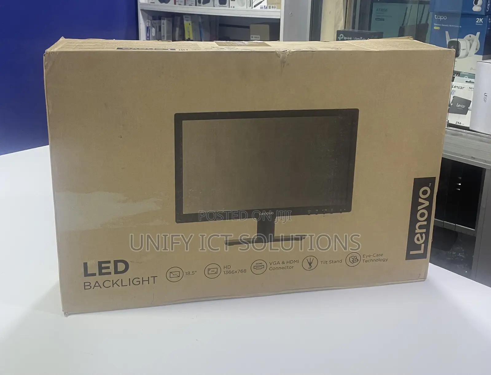 Lenovo D19-10 Monitor (61e0kct6uk)- 18.5" Inch Display
