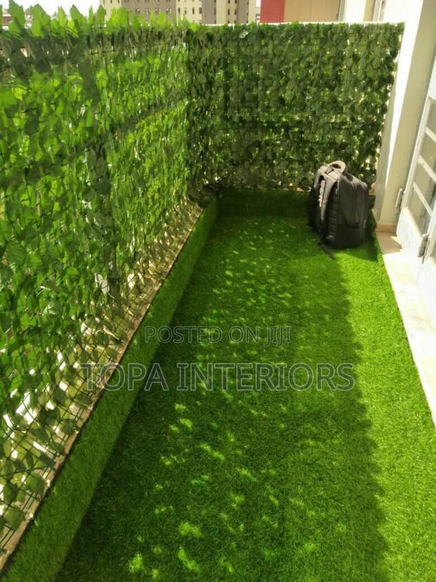 Balcony Fencing Green Leafy Artificial Privacy Fence
