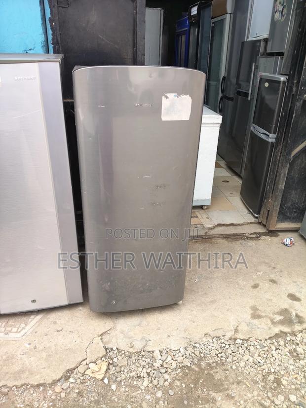 Silver Sumsung Single Doors Fridge