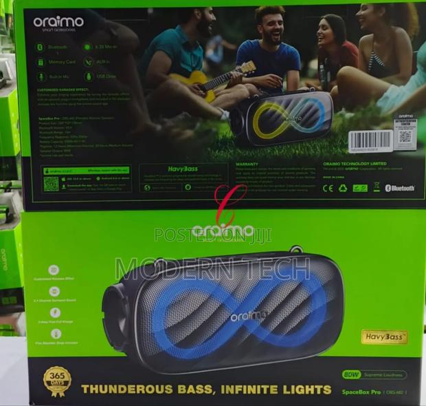 Oraimo Spacebox Pro 80w Karaoke-Support Wireless Speaker - main view