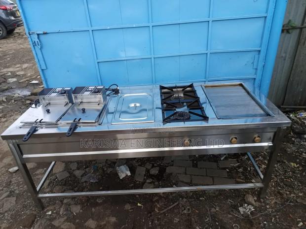 Fryer, Burner, Griddle, Dumper Combo - thumbnail 2