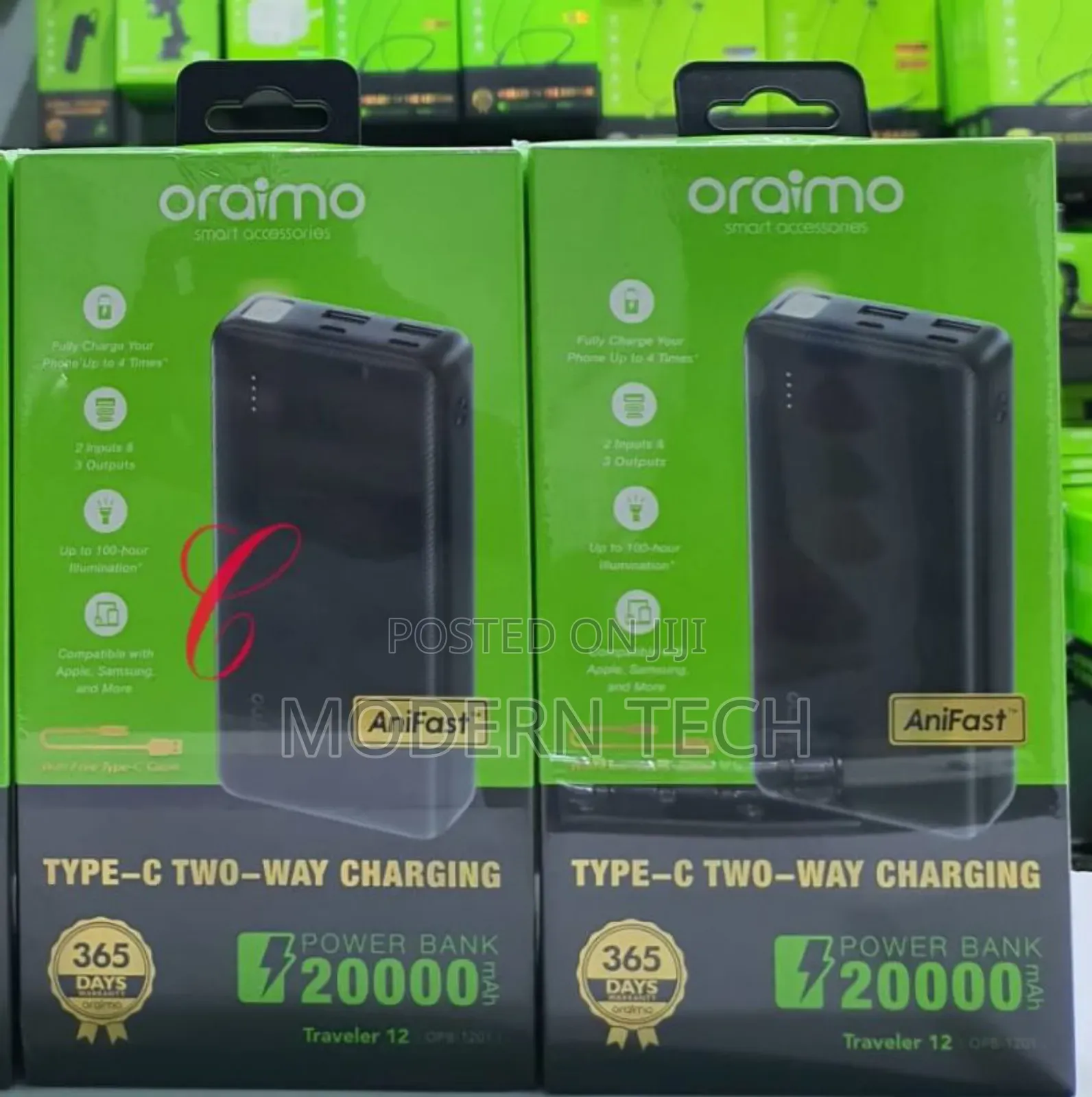 Oraimo Opbmah Type C Two-Way Charging Power Bank