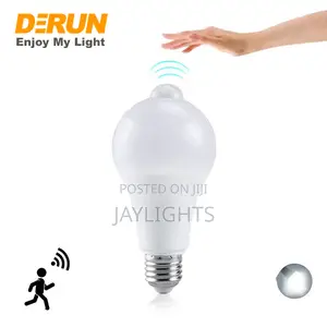 Motion Sensor Auto on-Off Light E27 Led Bulb