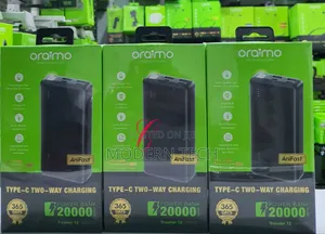 Oraimo Traveler 12 20000mah 12w Power Bank With Type C Cable.