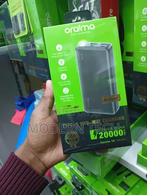 Oraimo Traveler 12 20000mah 12w Power Bank With Type C Cable.