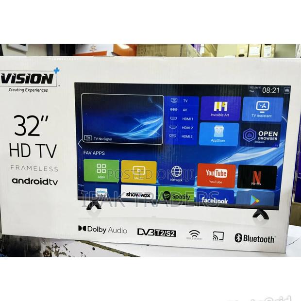 Vision Plus 32 Inch, Bluetooth, Frameless, Smart Android Tv - main view