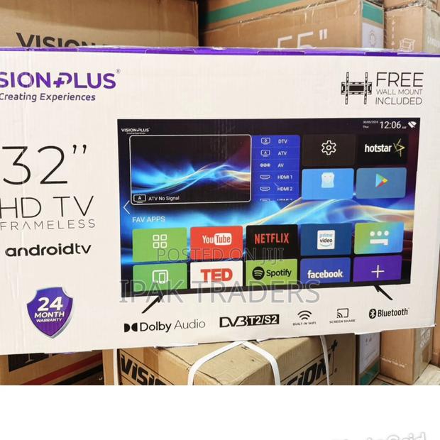 Vision Plus 32 Inch, Bluetooth, Frameless, Smart Android Tv - thumbnail 2