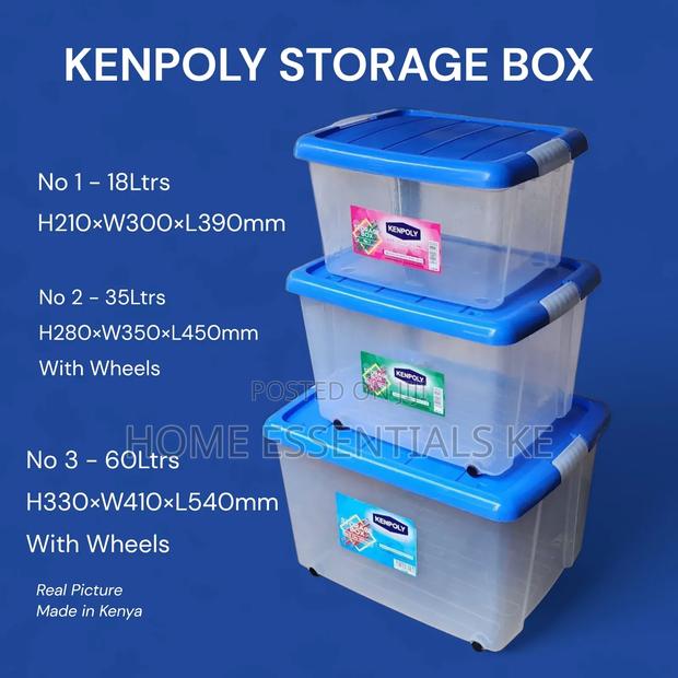 Kenpoly Storage Box – 18l,35l,60l
