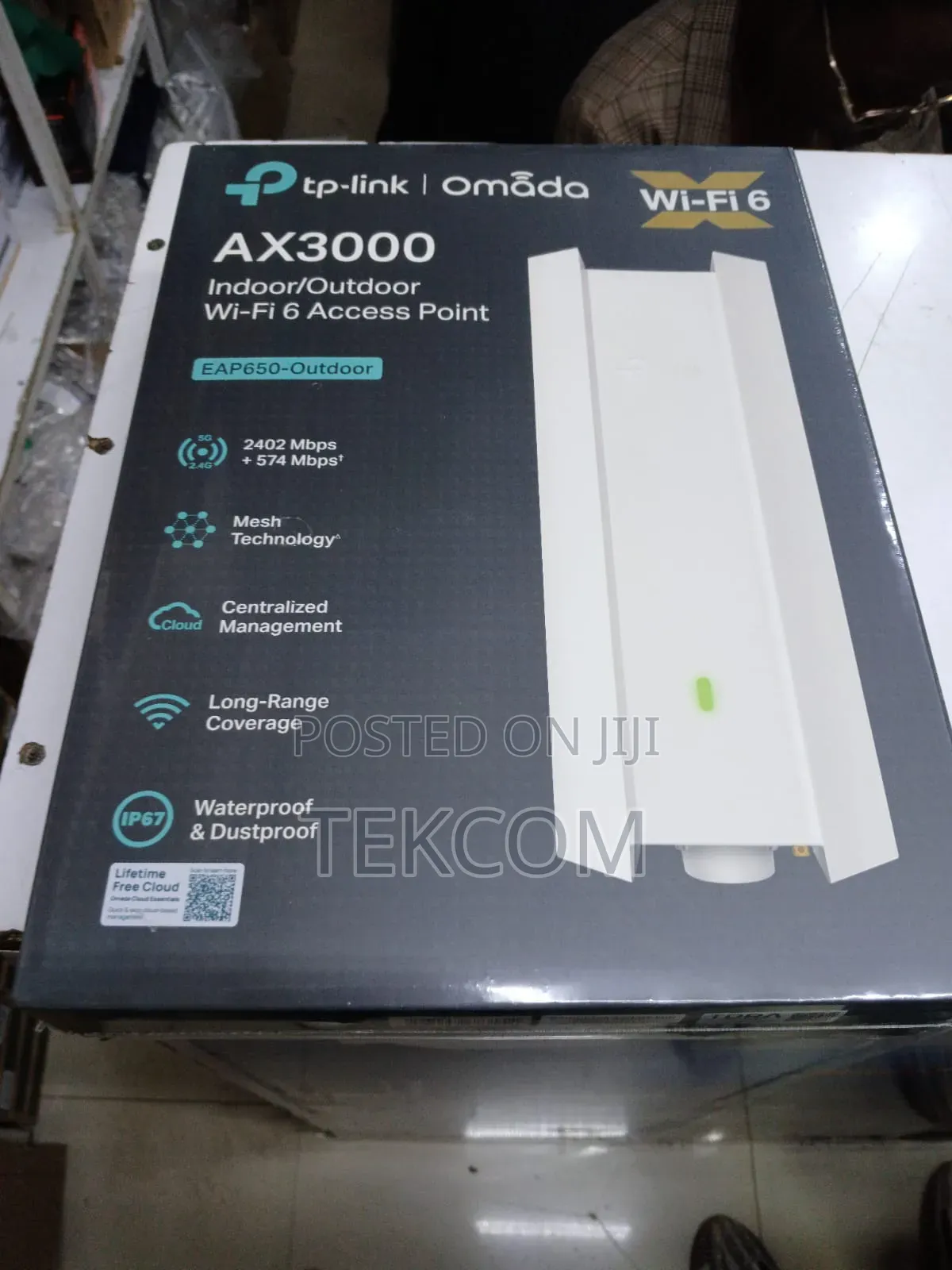 Tp-Link Omada Eap650-Outdoor Wifi 6 Ax3000 Access Point