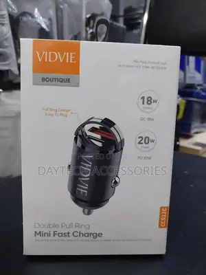 Vidvie Cc522c Mini Fast Car Charger Qc18w – Pd 20w