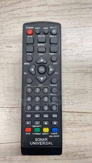 Sonar Decoder Remote Control - main view