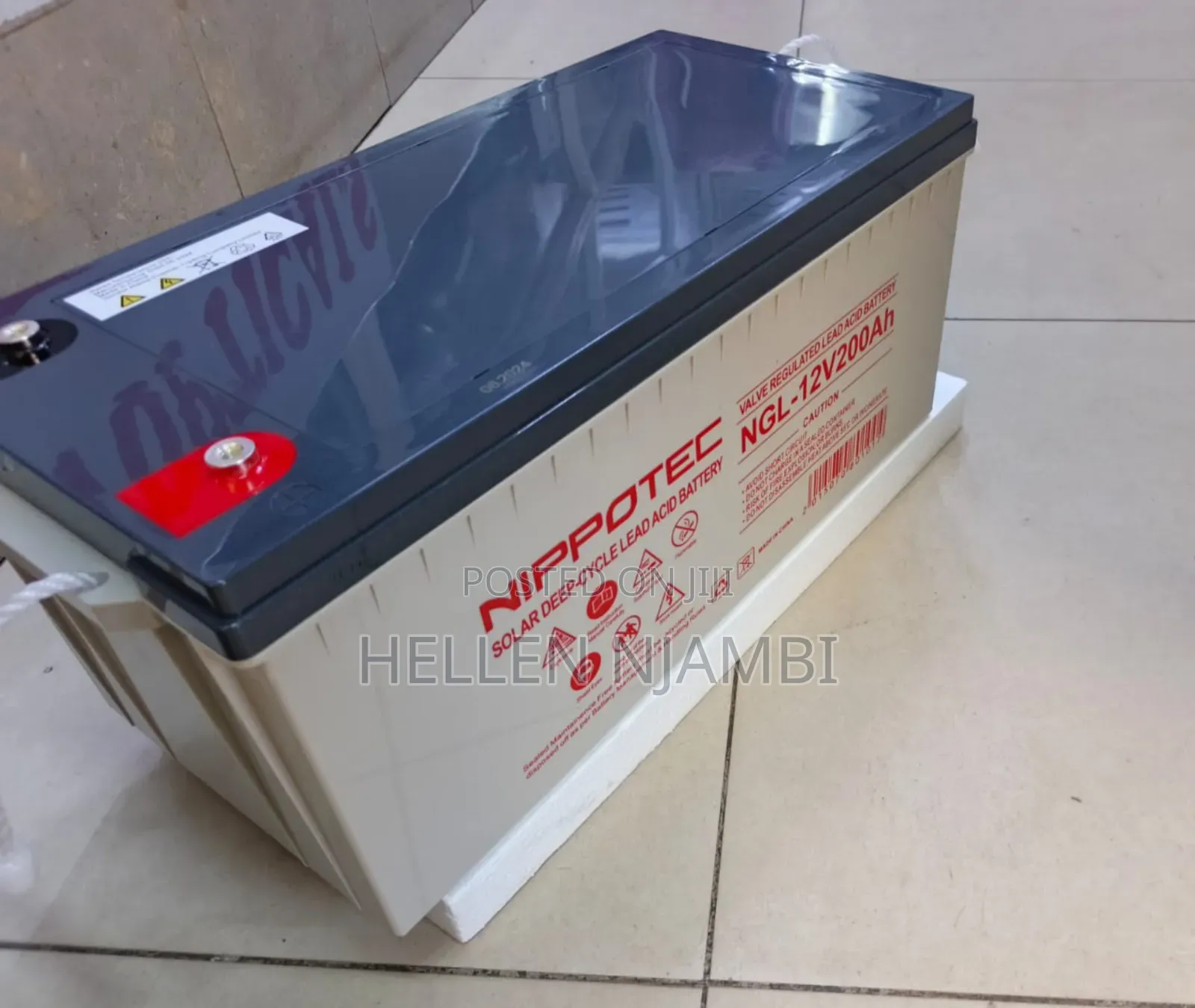 Nippotech 200ah Deep Cycle Lead Acid Solar Battery