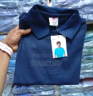 Plain Dotted Polo Shirts Available