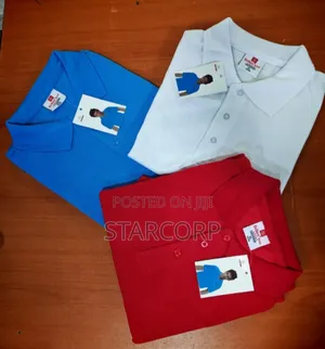 Plain Dotted Polo Shirts Available